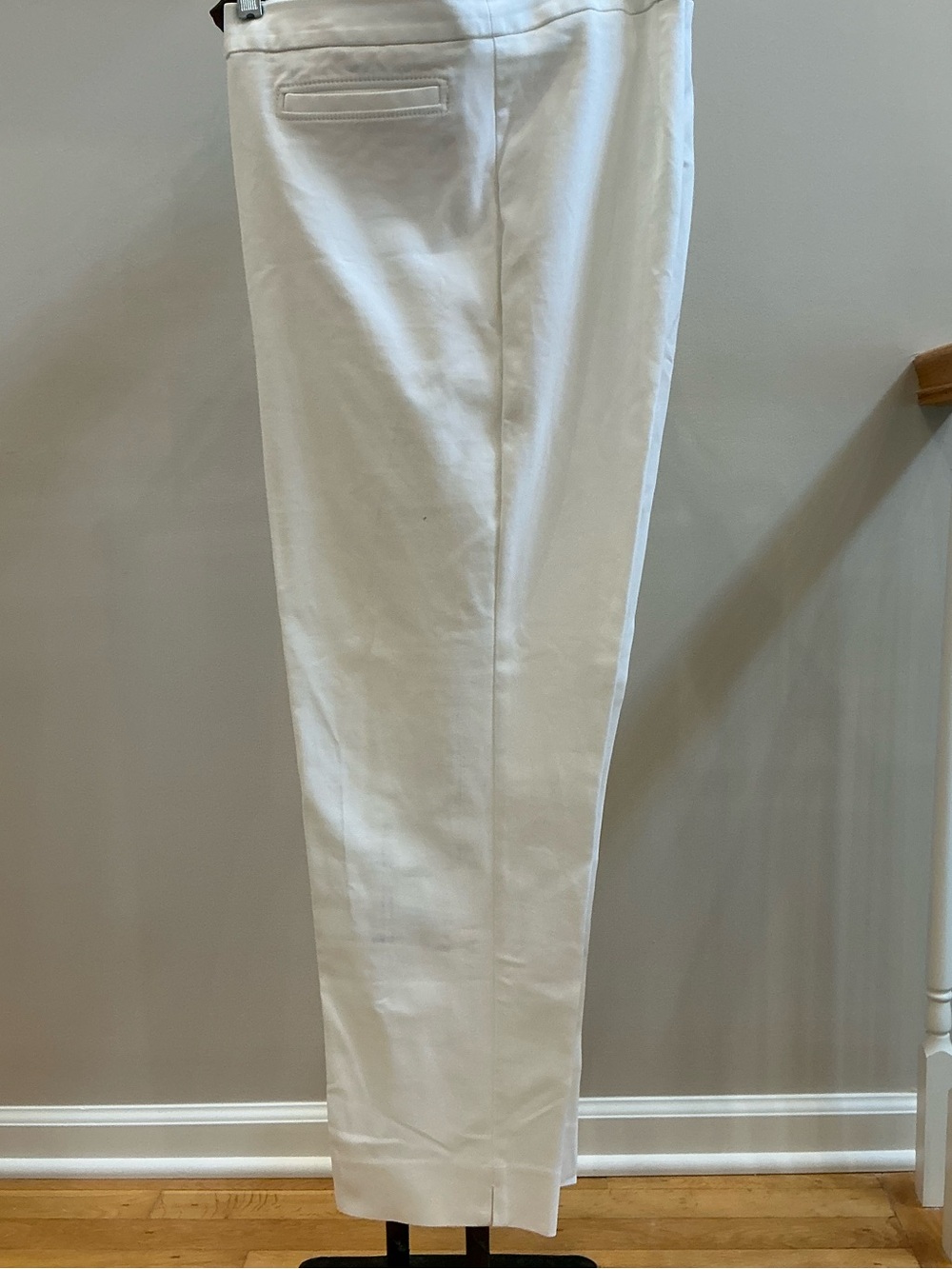 Talbots  White Hampshire Curvy Dress Pants